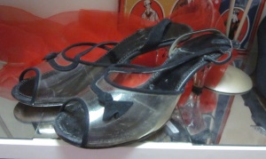Vintage lucite shoes